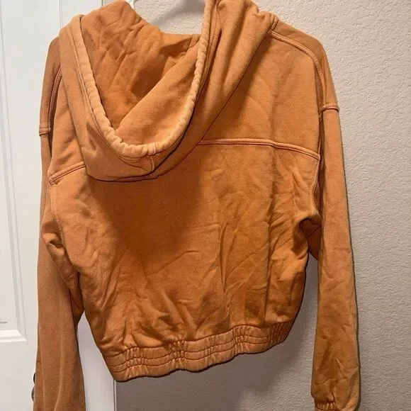 Aerie Cropped Full Zip Hooded Jacket - Picture 4 of 7